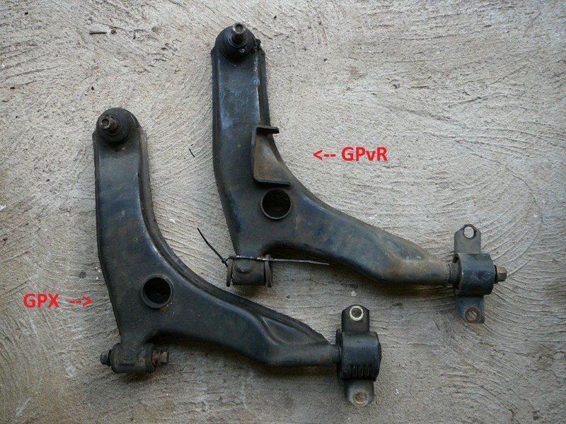 GPXvsGPvRFrontControlArms1.JPG